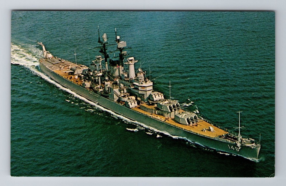 USS Newport News, Ship, Transportation, Antique, Vintage Souvenir Postcard