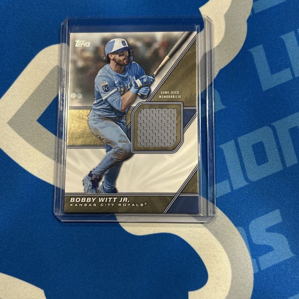 2026 Topps Series 2 - Bobby Witt Jr. #MLM2-BWJ Material Relic Game Used Royals