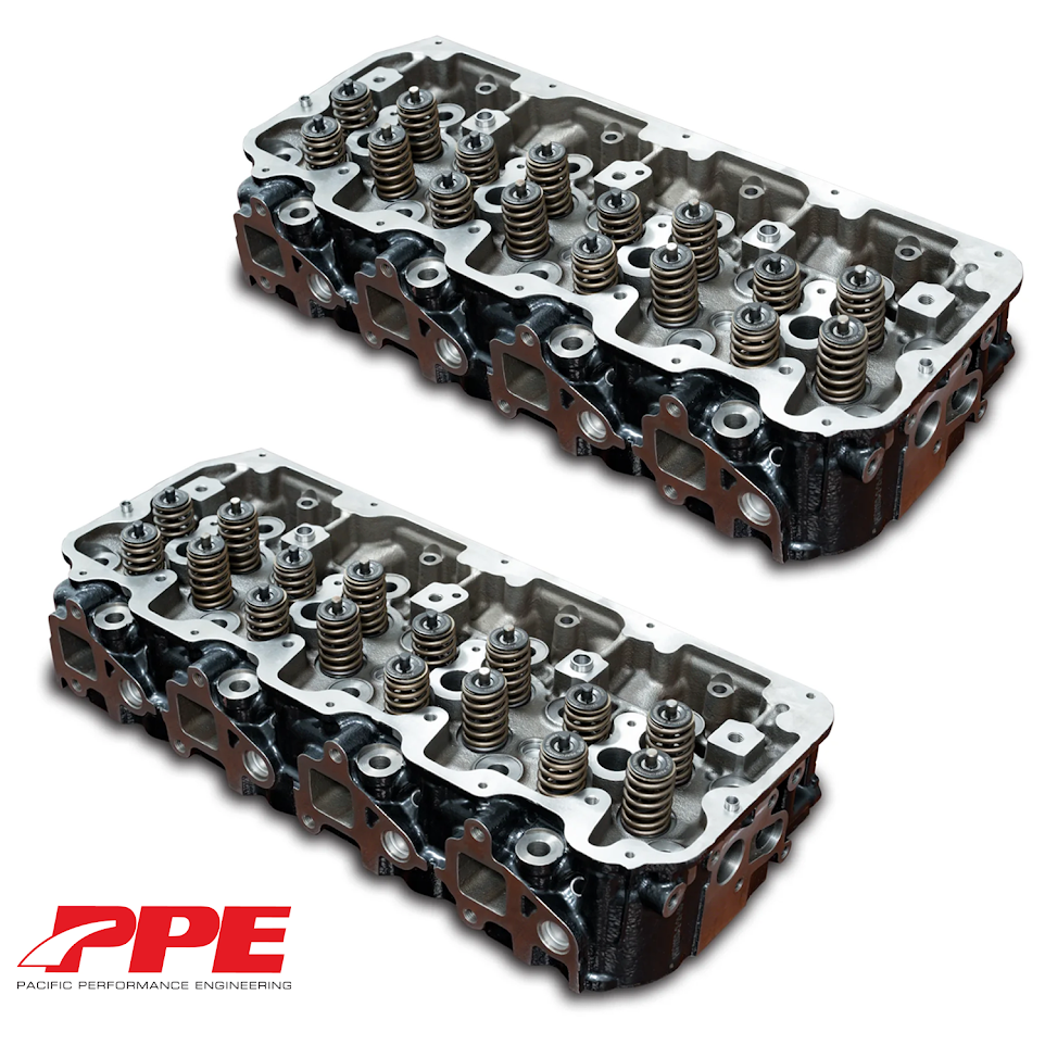 PPE Upgraded Cast Iron Cylinder Heads For 11-16 Chevrolet/GMC 6.6L LML Duramax