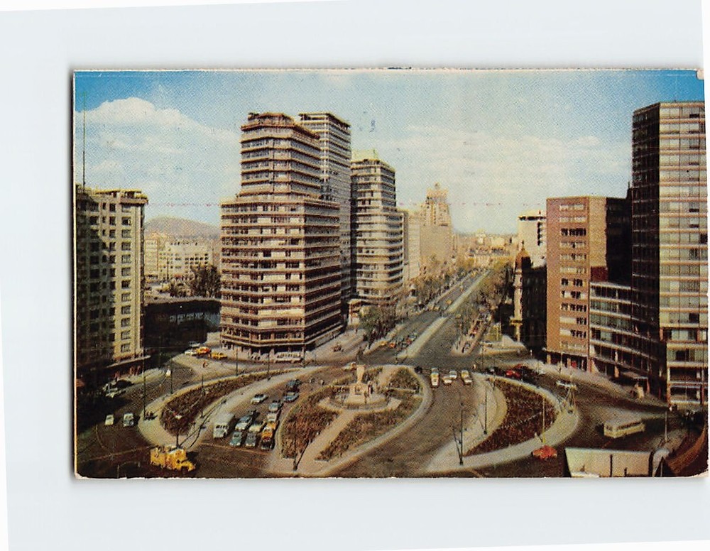 Postcard Plaza Cristobal Colon Madrid Spain