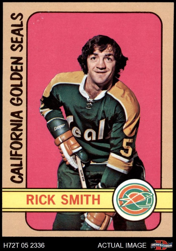 1972 Topps #34 Rick Smith Golden Seals 7 - NM