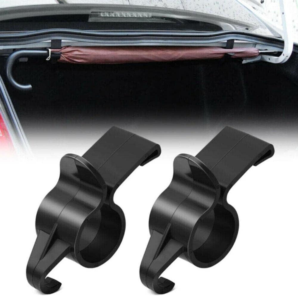 2Pcs Car Umbrella Holder, 2024 Upgraded Car Back Seat Hanging Hooks, Trunk Hooks