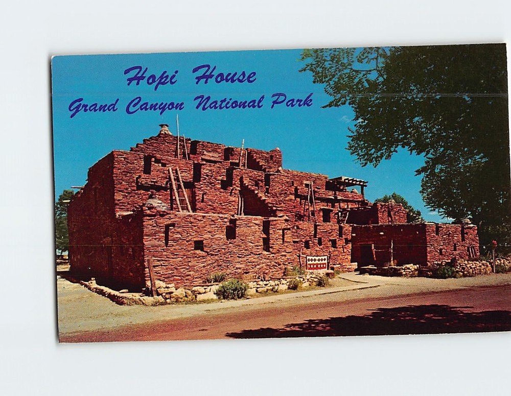 Postcard Hopi House Grand Canyon National Park Arizona USA