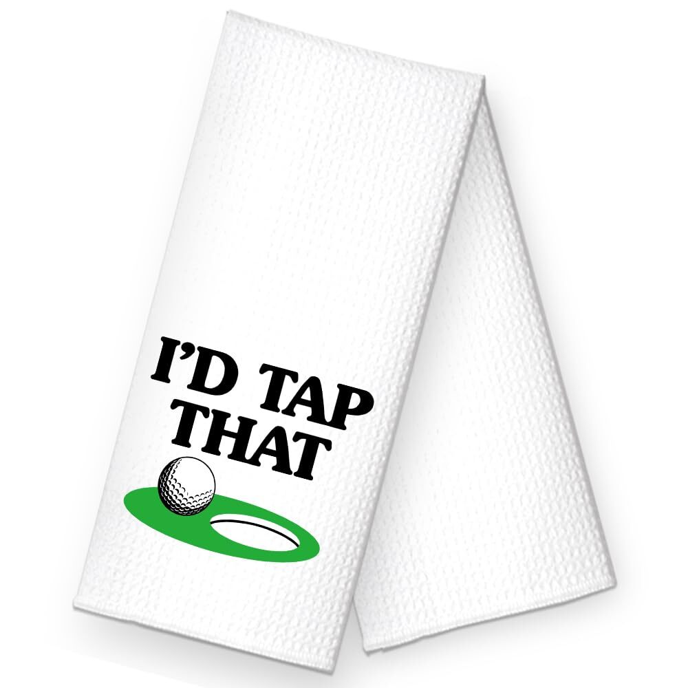I'd Tap That Funny Kitchen Towels Birthday Housewarming Gifts Golf Lover