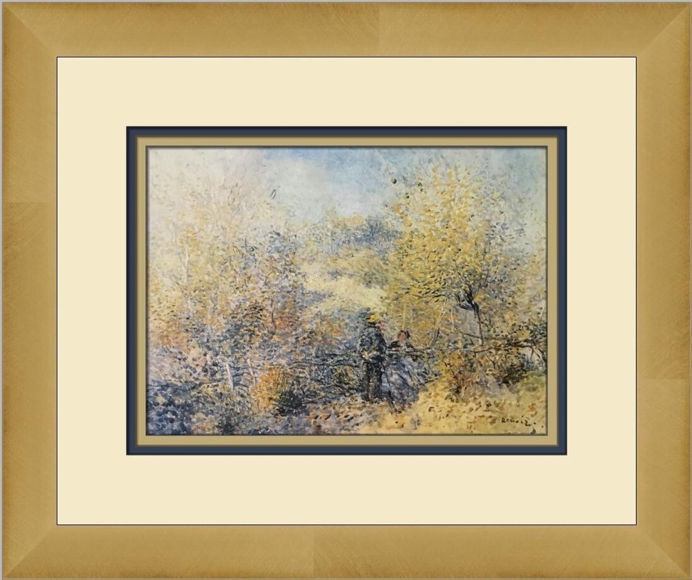 Pierre Auguste Renoir Spring Landscape Custom Framed Print
