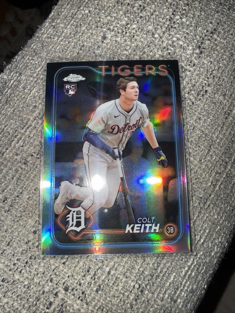 2024 Topps Chrome Update Colt Keith Refractor Rookie Rc #Usc8 Detroit Tigers