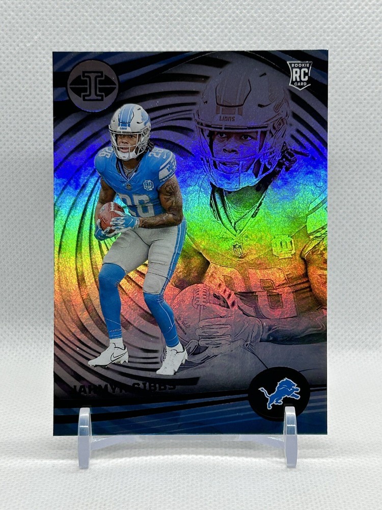 Jahmyr Gibbs Illusions 2023 No. 38 Rookie Card