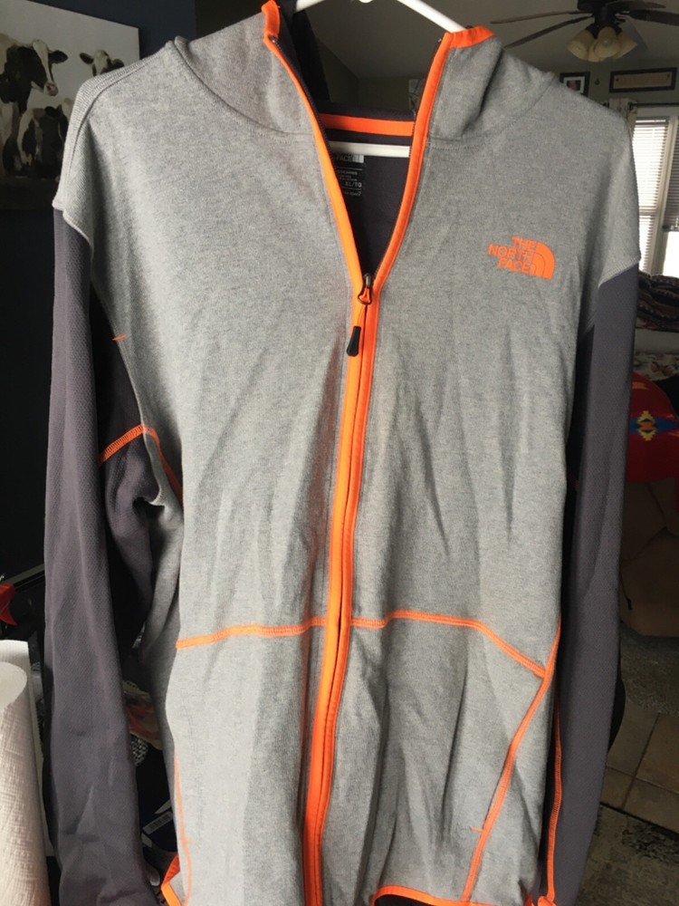 The North Face Men's XL Hoodie with Front Zipper for Comfort & Style  