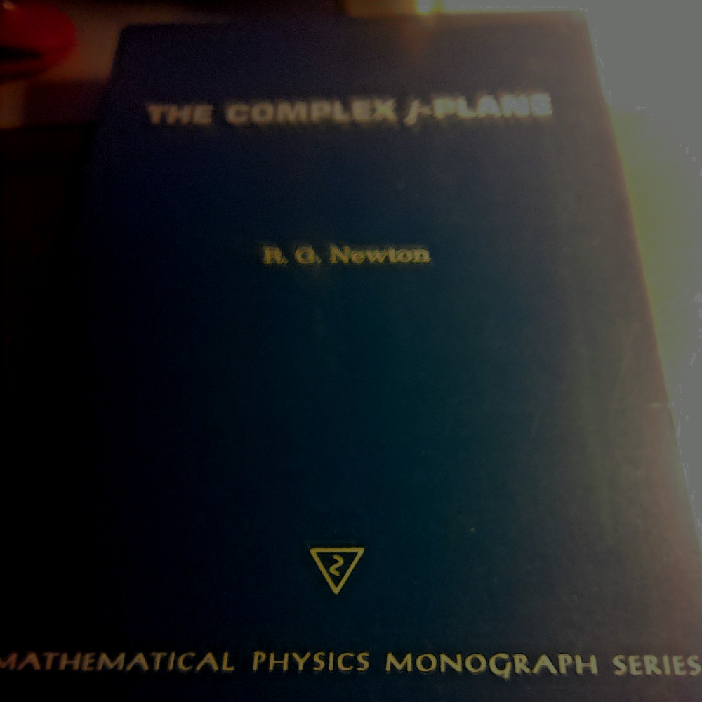COMPLEX J-PLANE: Quantum Scattering Theory LIKE NEW Rare Monograph SEE MY PHOTOS