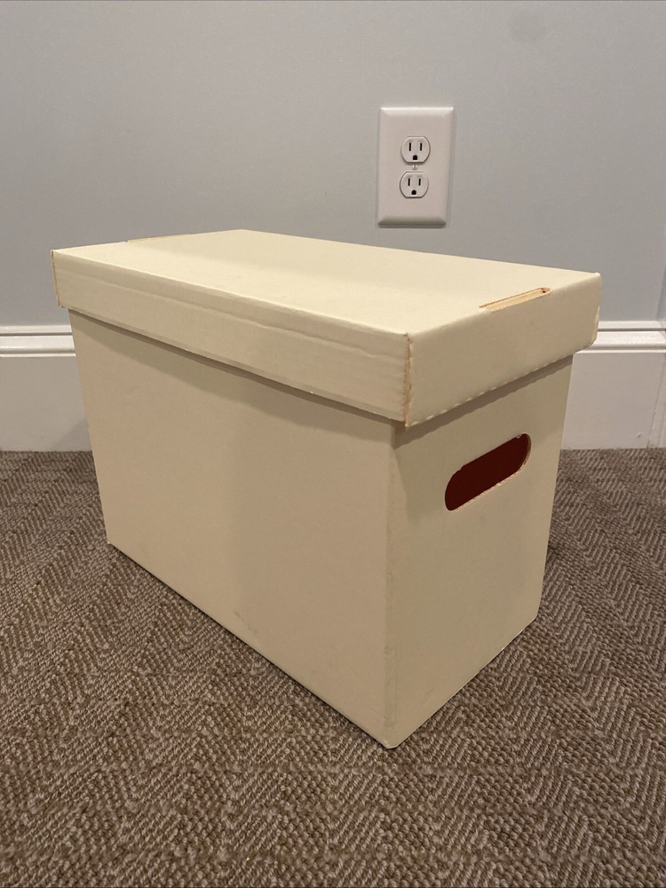 4 Acid Free Corrugated Comic Book Storage Boxes, 15”x8”x11.5” w/Lids, Bill Cole-image