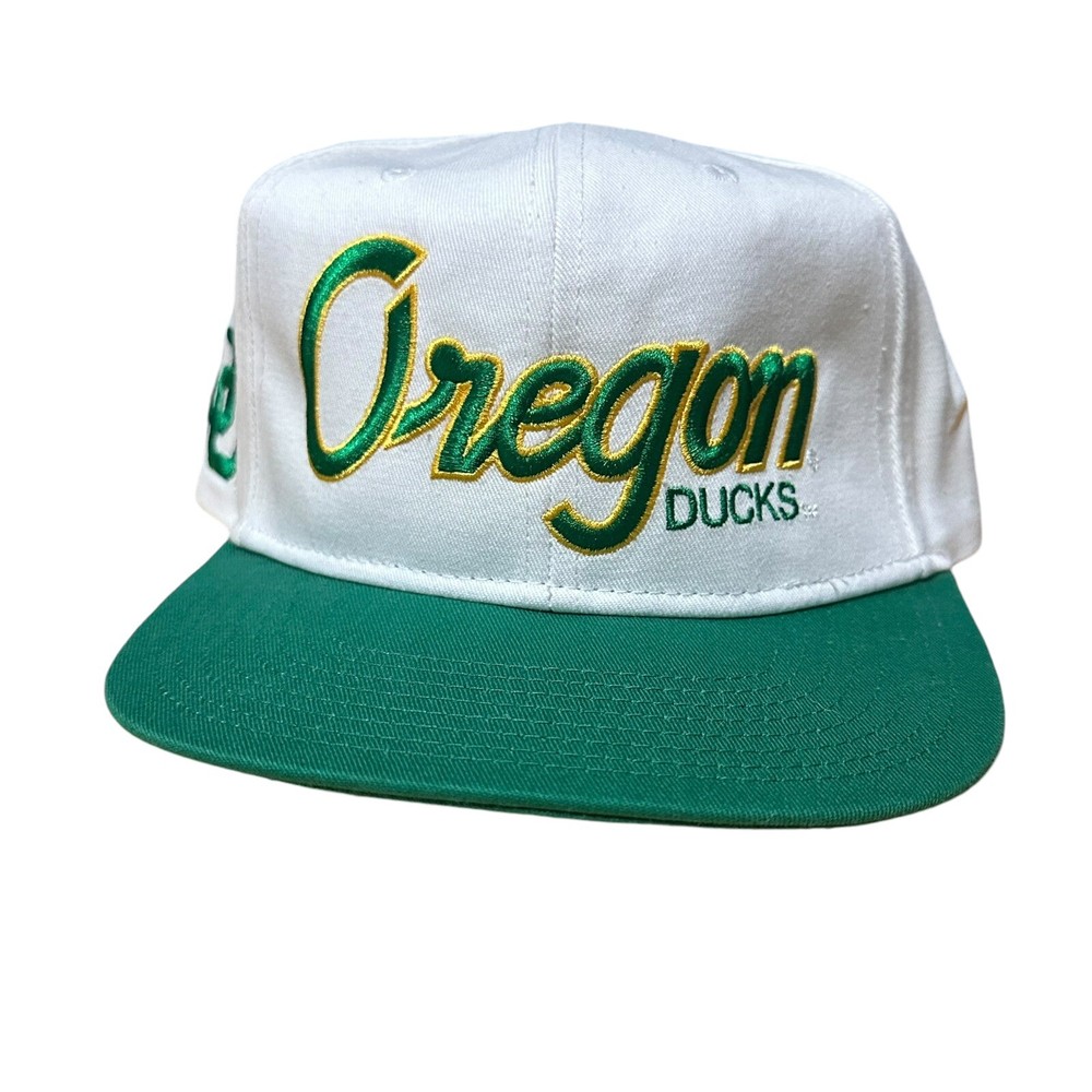 Vintage Rare Oregon Ducks Script Sports Specialties Snapback Hat