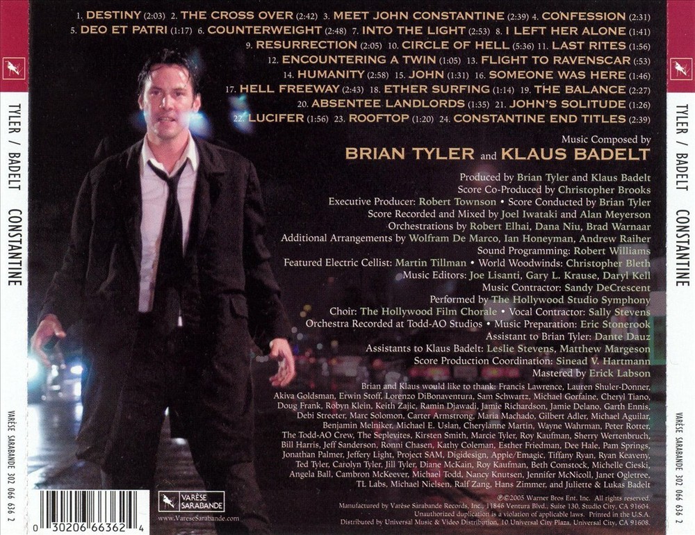 Brian Tyler / Klaus Badelt Constantine [Original Motion Picture Soundtrack] New