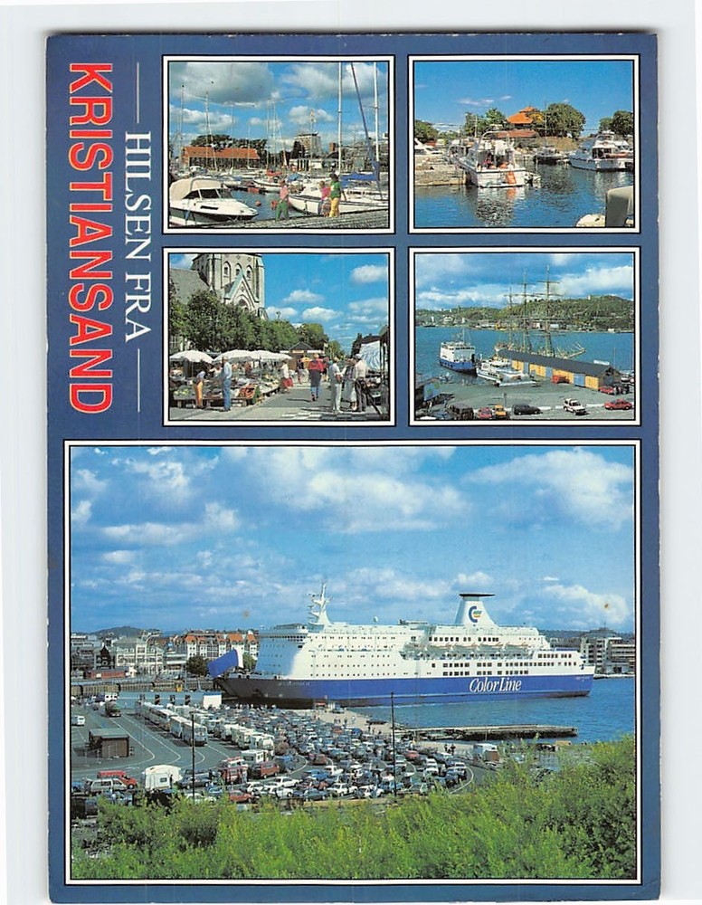 Postcard Greetings from Kristiansand Norway