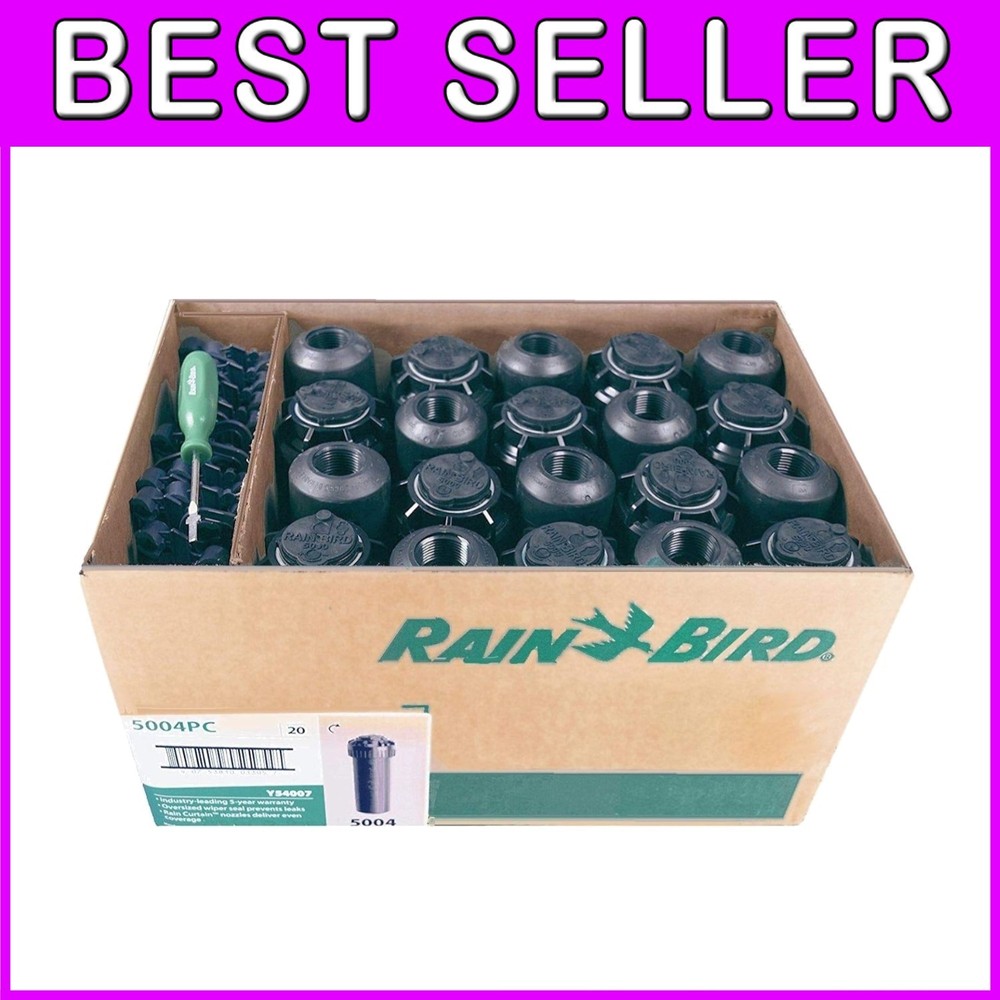 Durable Brass Adjustable Sprinklers, 40-360° Coverage – 20 Pack Irrigation