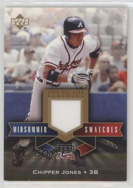 2005 Upper Deck All-Star Classics Midsummer Swatches Chipper Jones HOF h6cFulfilled by COMC - World’s largest consignment service
