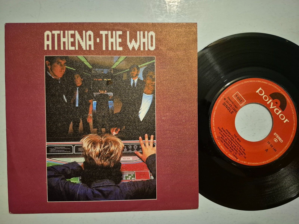 unad       Athena- the WHO  45 RECORD Spain PS- POLYDOR-20-02-184