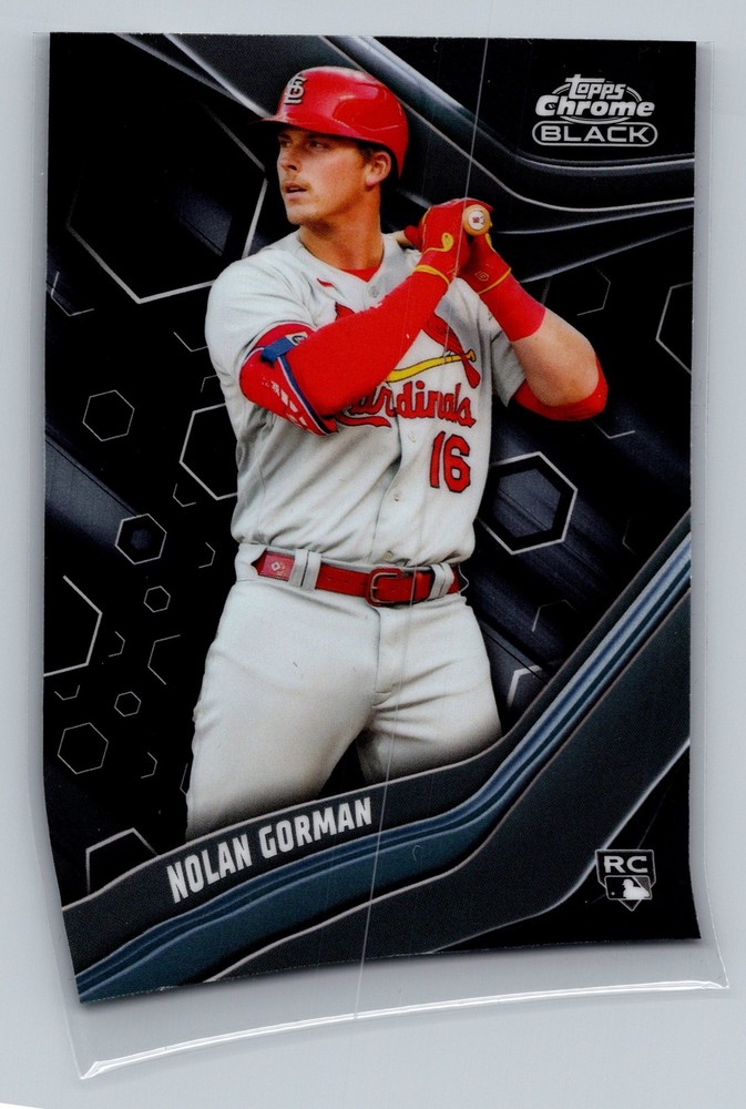 2023 Topps Chrome Black #68 Nolan Gorman