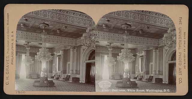 Photo:East room, White House, Washington, D.C.