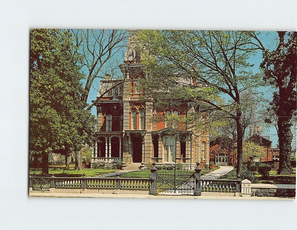 Postcard Fontaine House of James Lee Memorial Memphis Tennessee USA