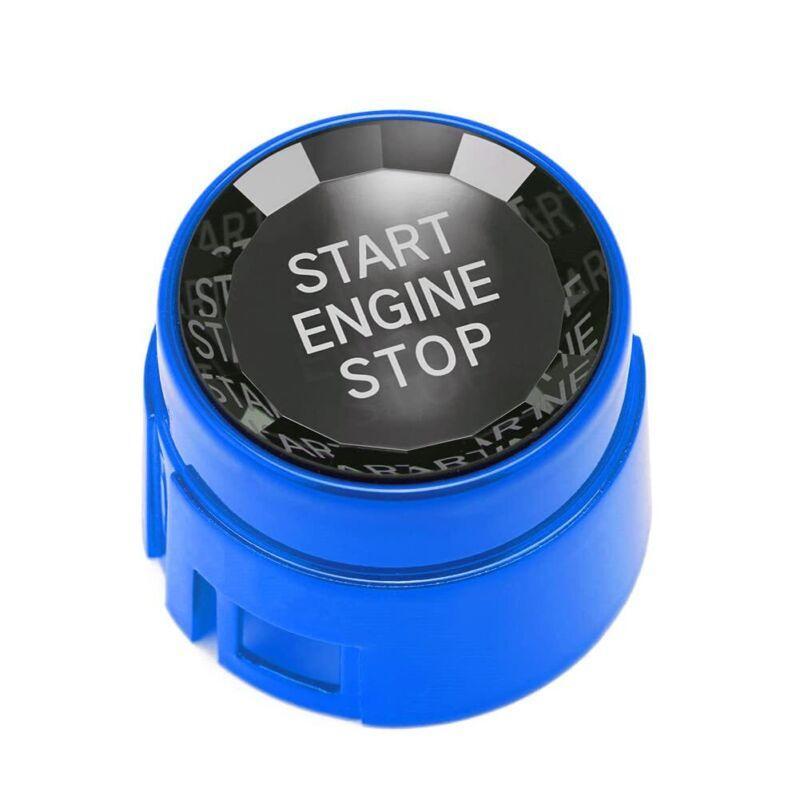 For BMW F10 F15 F16 F22 Engine Blue Start Stop Switch Button Cover Without OFF