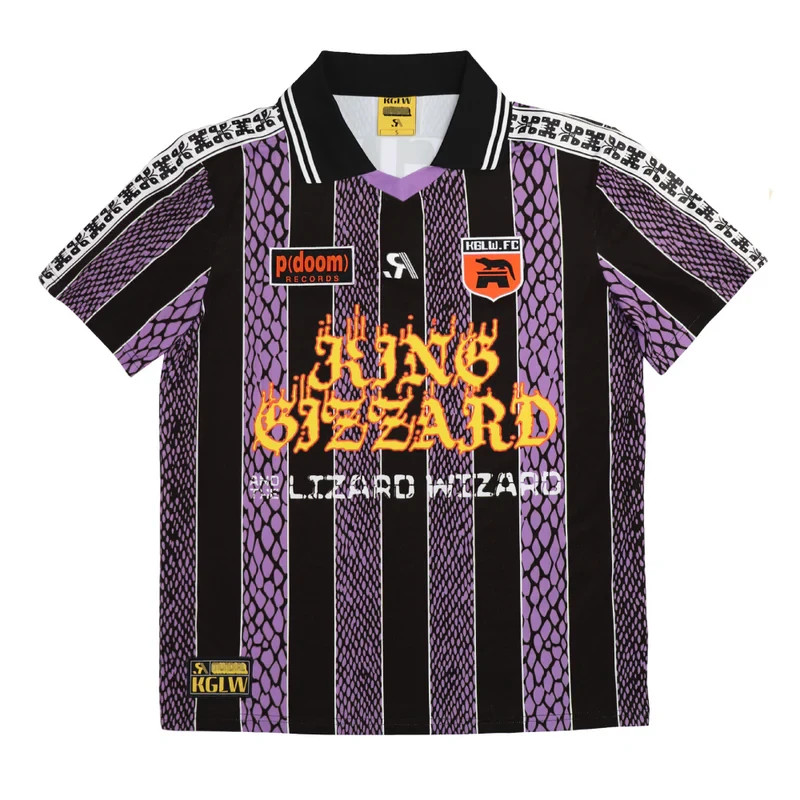 King Gizzard Lizzard Wizard Jersey Football Shirt Small