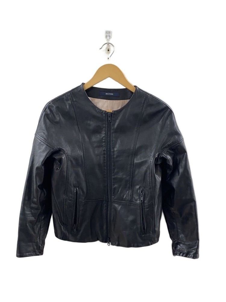 Macphee Leather Jacket Blouson/38/Sheep Leather/Blk/12-07-31-07103// 3499