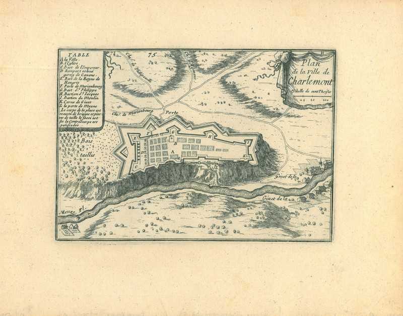 City map of Givet