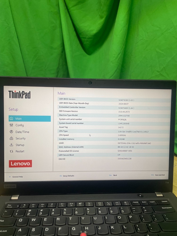 Lenovo ThinkPad T14 Gen 2 14