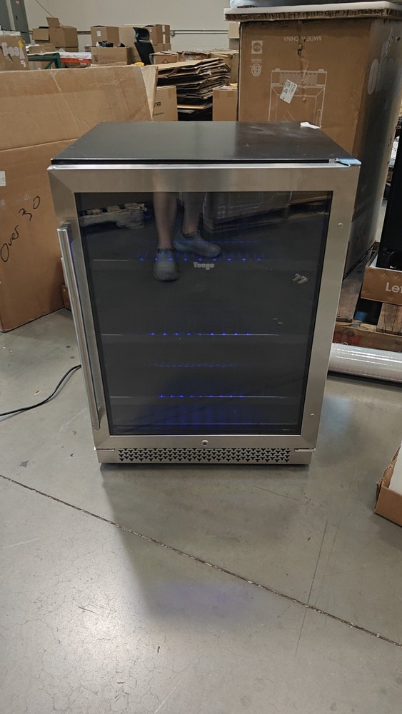 Yeego 24-Inch Built-In Beverage Cooler Holds 140 Cans