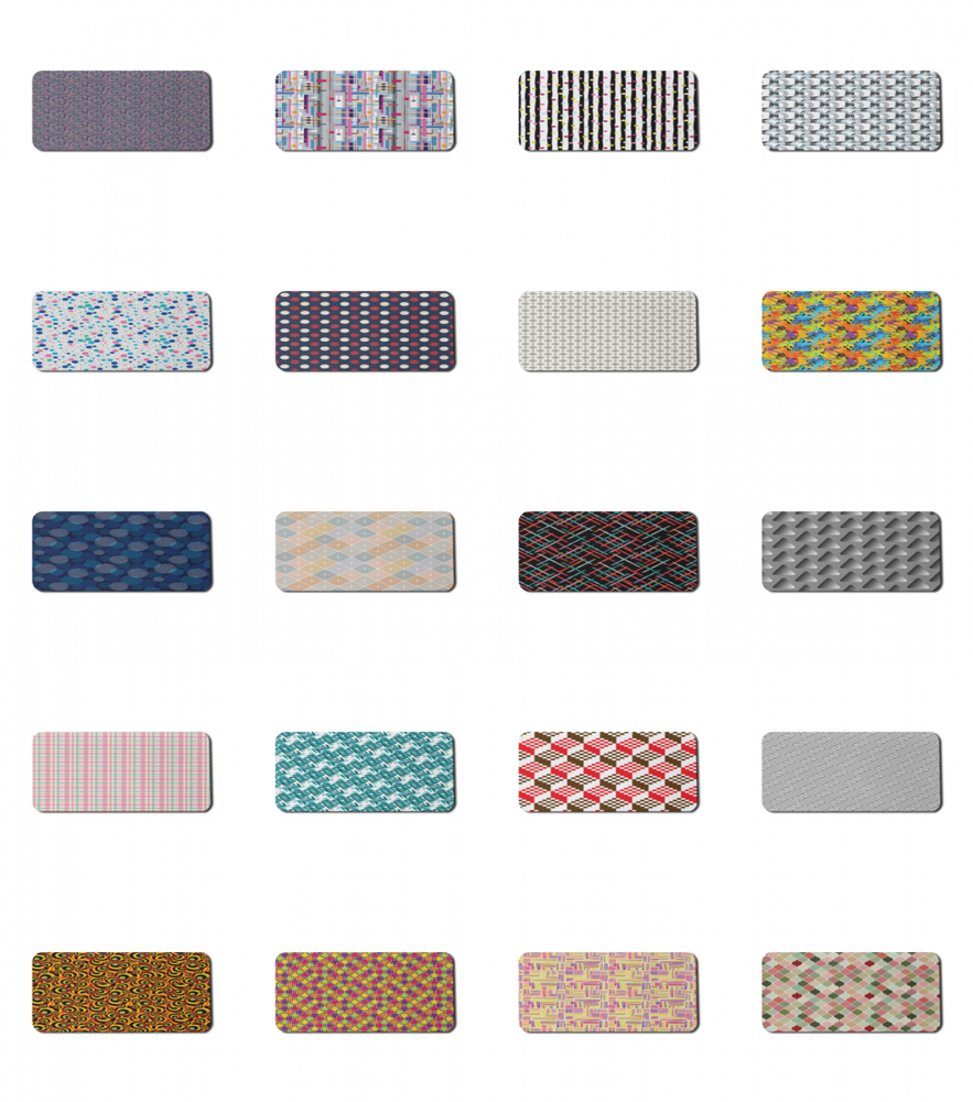 Ambesonne Dreamlike Abstract Rectangle Non-Slip Mousepad, 35