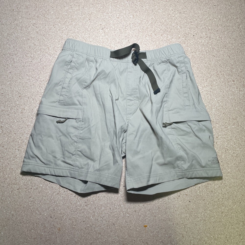 The North Face Men's Medium Cargo Hiking Shorts Nylon Belted Beige