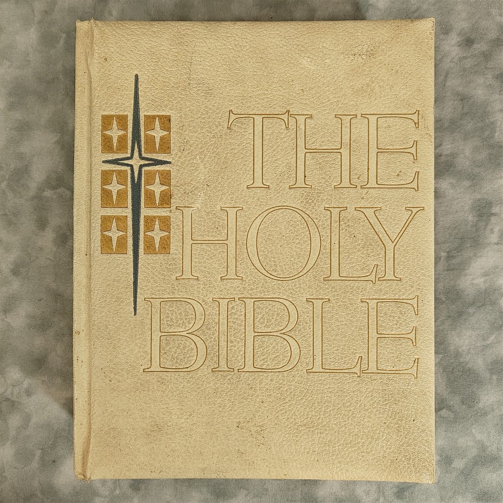 Good Counsel 'The Holy Bible' KJV Illustrated Family Bible 1960 - Used