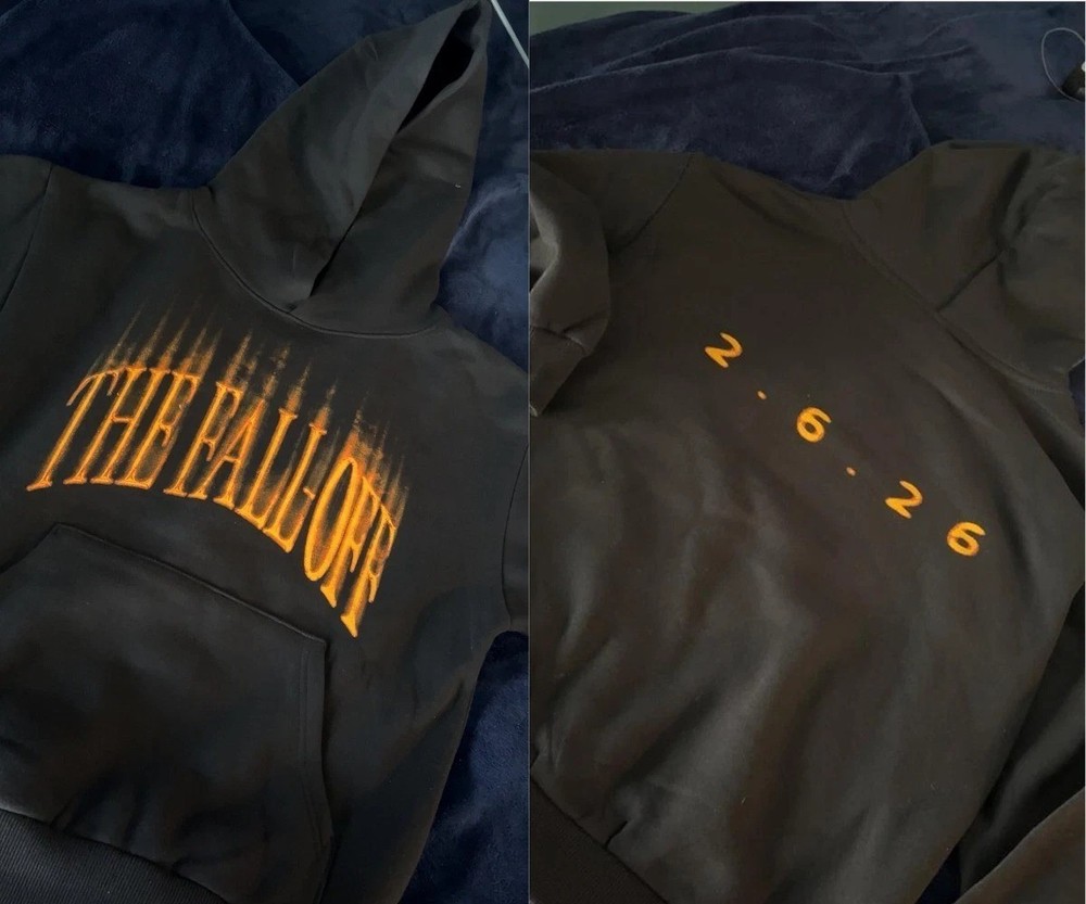 SALE! J.COLE THE FALL OFF 2.6.26 Give Away Hoodie Unisex 2 sided REPRINT