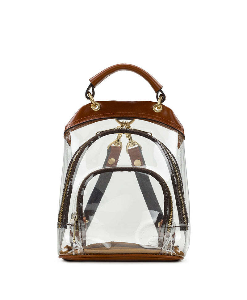 Patricia Nash Alatra Clear Backpack Great for Concerts & Stadium Clear Bag