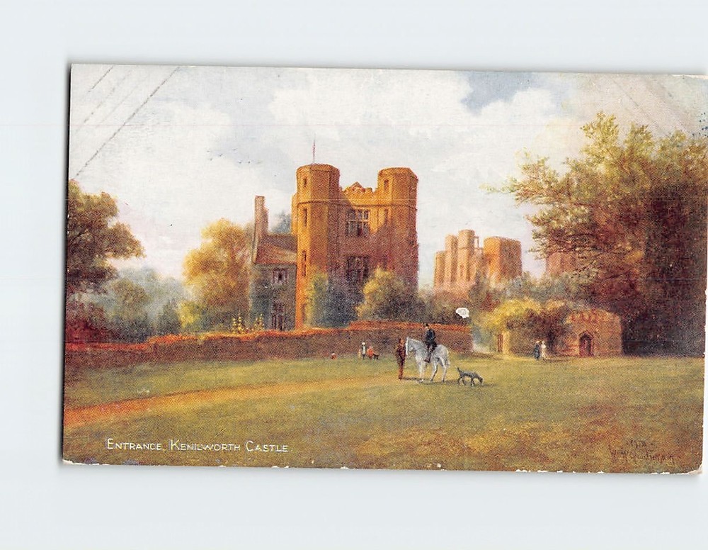 Postcard Kenilworth Castle England