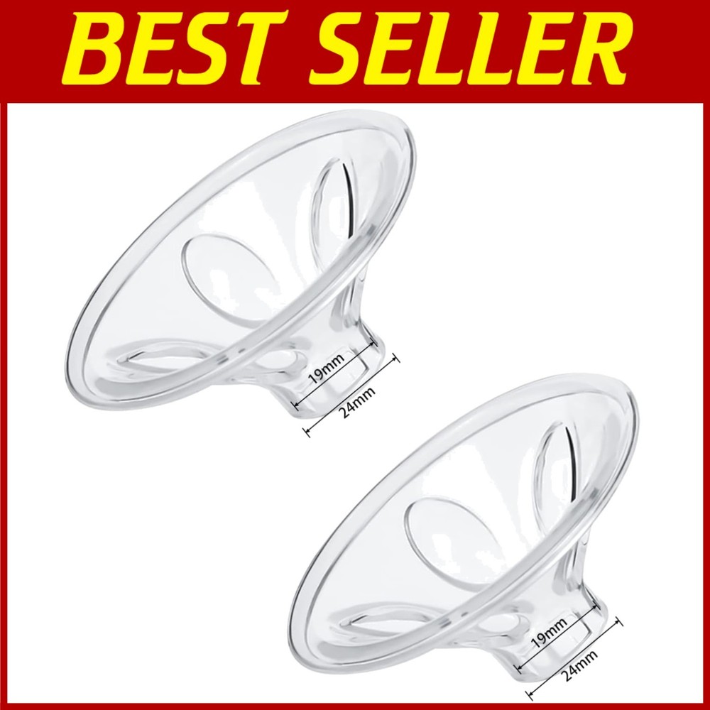 24mm to 15mm Breast Pump Flange Inserts for Efficient Pumping