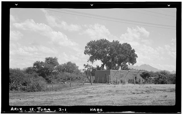 Photo:Tubac Arizona Mexican House 1930s HABS Historic Adobe House