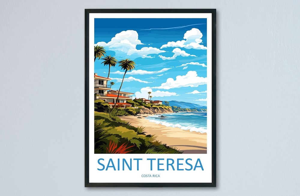 Saint Teresa Travel Print Wall Art Saint Teresa Wall Hanging Home Dcor Saint