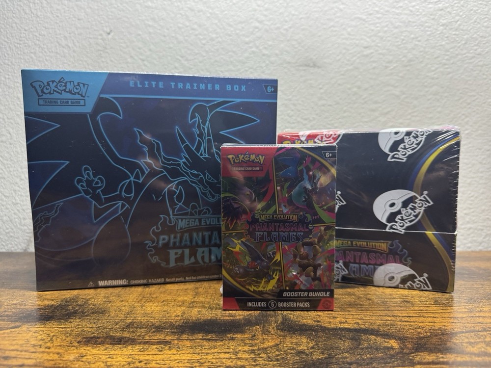 Phantasmal flames Booster Box ETB and Booster Bundle 51 Packs!! (Open to offers)