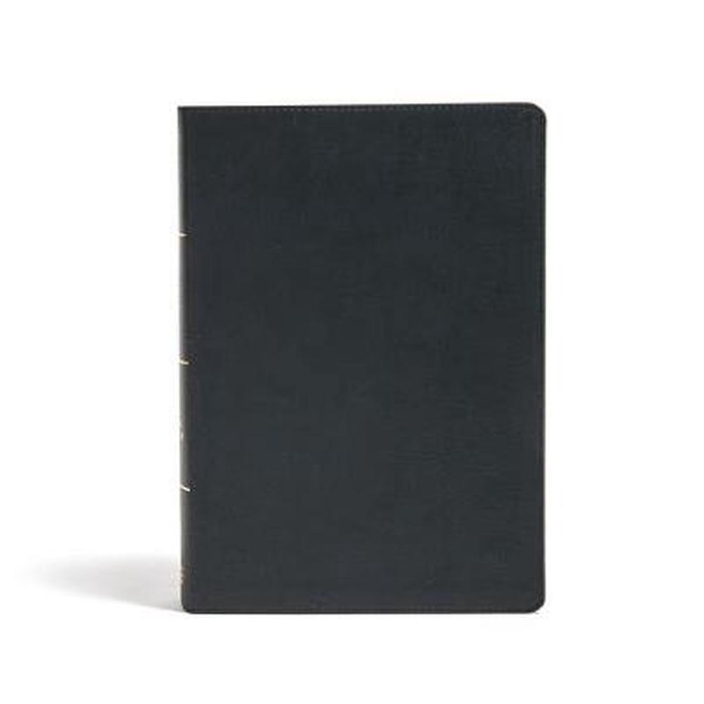 KJV Super Giant Print Reference Bible, Black LeatherTouch: Red Letter, Ribbon Ma