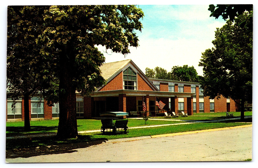Quincy Illinois Soldiers And Sailors Home Women Infirmary Vintage Photo Postcard