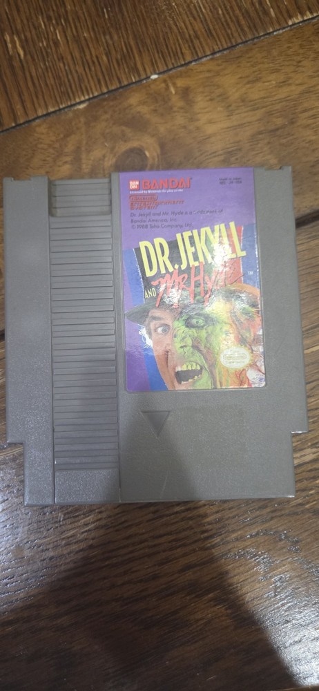 Dr. Jekyll and Mr. Hyde NES Nintendo Entertainment System NTSC-U/C 1988