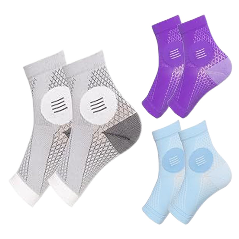 3pairs Soothe Socks Toeless For Neuropathy Compression Ankle Compression Soothe