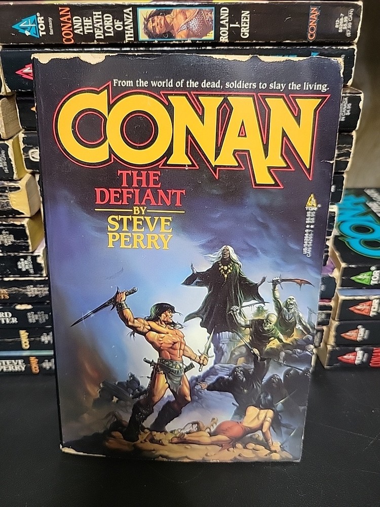 CONAN THE DEFIANT STEVE PERRY TOR 1987 1st Trade Paperback