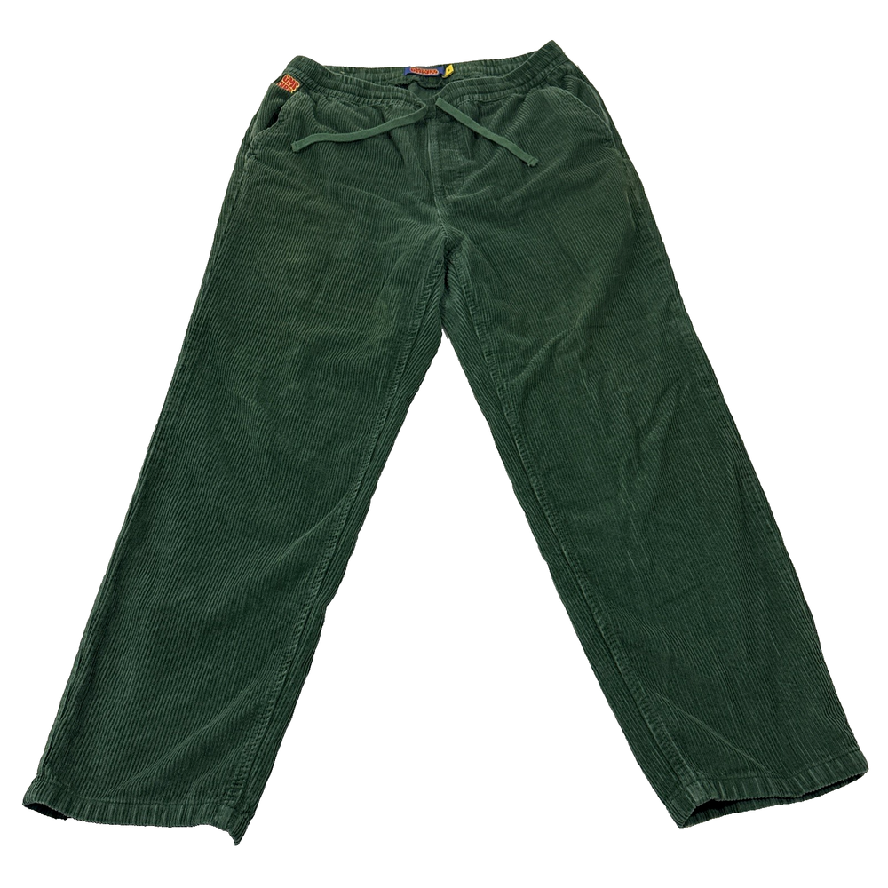 Empyre Relax Loose Fit Corduroy Pants Mens Large Y2K 90s Skate Green Wide Leg