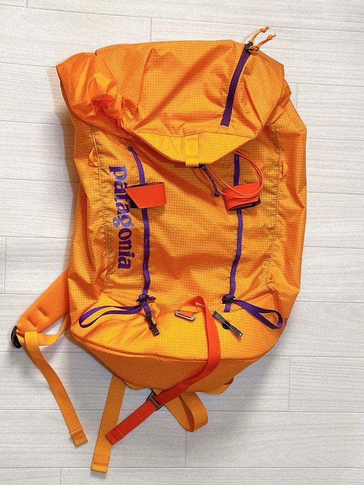 Patagonia Ascensionist Pack 30L S/M Orange Outdoor Backpack Used