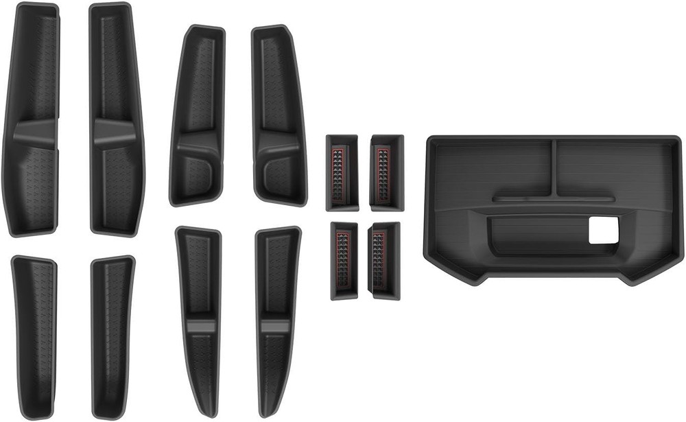 For 2019-2026 Dodge RAM 1500 13Pcs Dashboard Storage Organizer Door Side