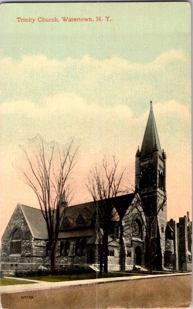 Watertown New York NY : CHURCH SCENE m/14 BD7413