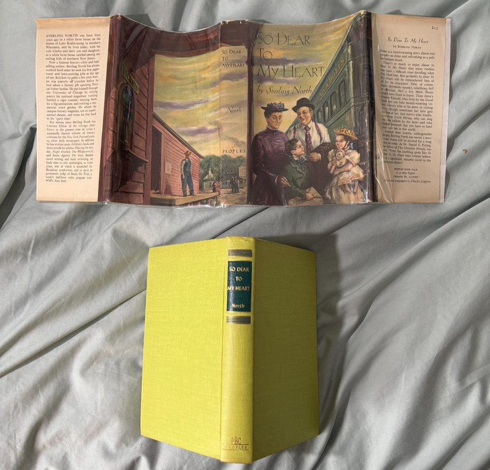 So Dear to My Heart - Disney movie tie-in with DJ VG+ c1947 Peoples Book Club