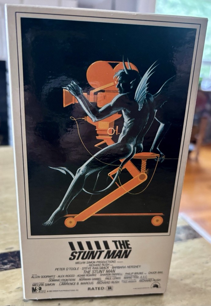 The Stunt Man (VHS, 1980) Magnetic Video - Mailer included